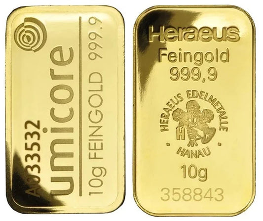 10g Gold Bullion Bar