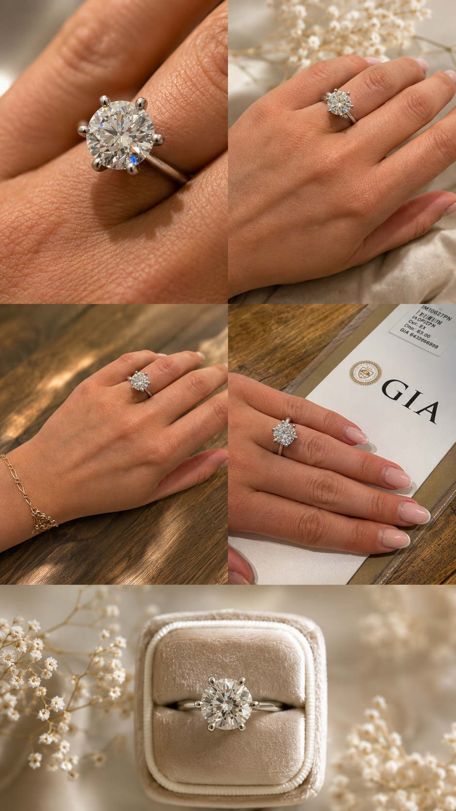 3.51ct GIA Round Brilliant Solitaire Ring