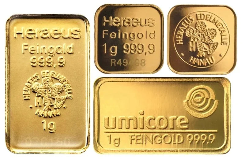 1g Gold Bullion Bar