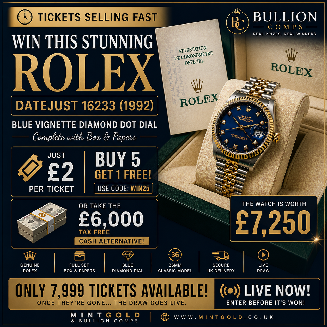 Rolex Datejust 36mm Competition!