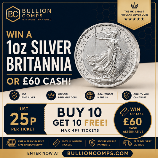CLOSED COMP Win a 1oz Silver Britannia or £60 Cash!
