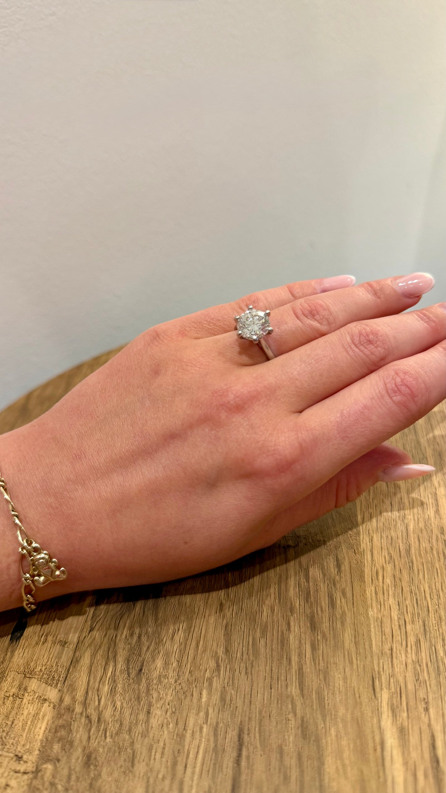 3.51ct GIA Round Brilliant Solitaire Ring