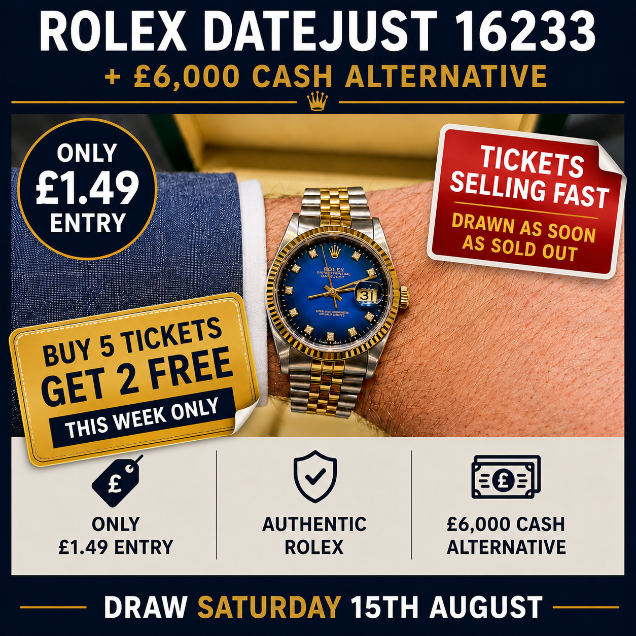 Rolex Datejust 36mm Competition!