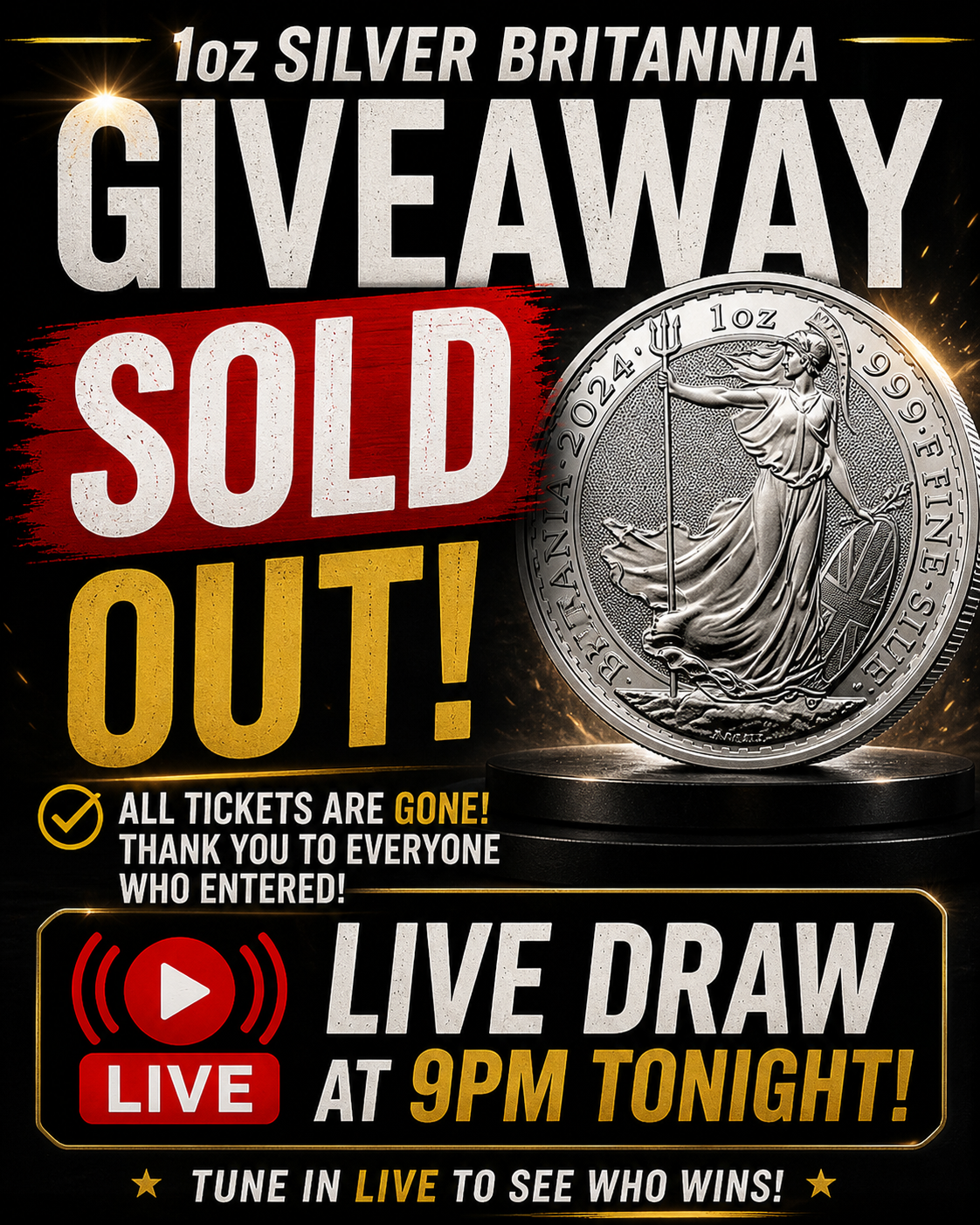 1oz 2020 Britannia Giveaway CLOSED