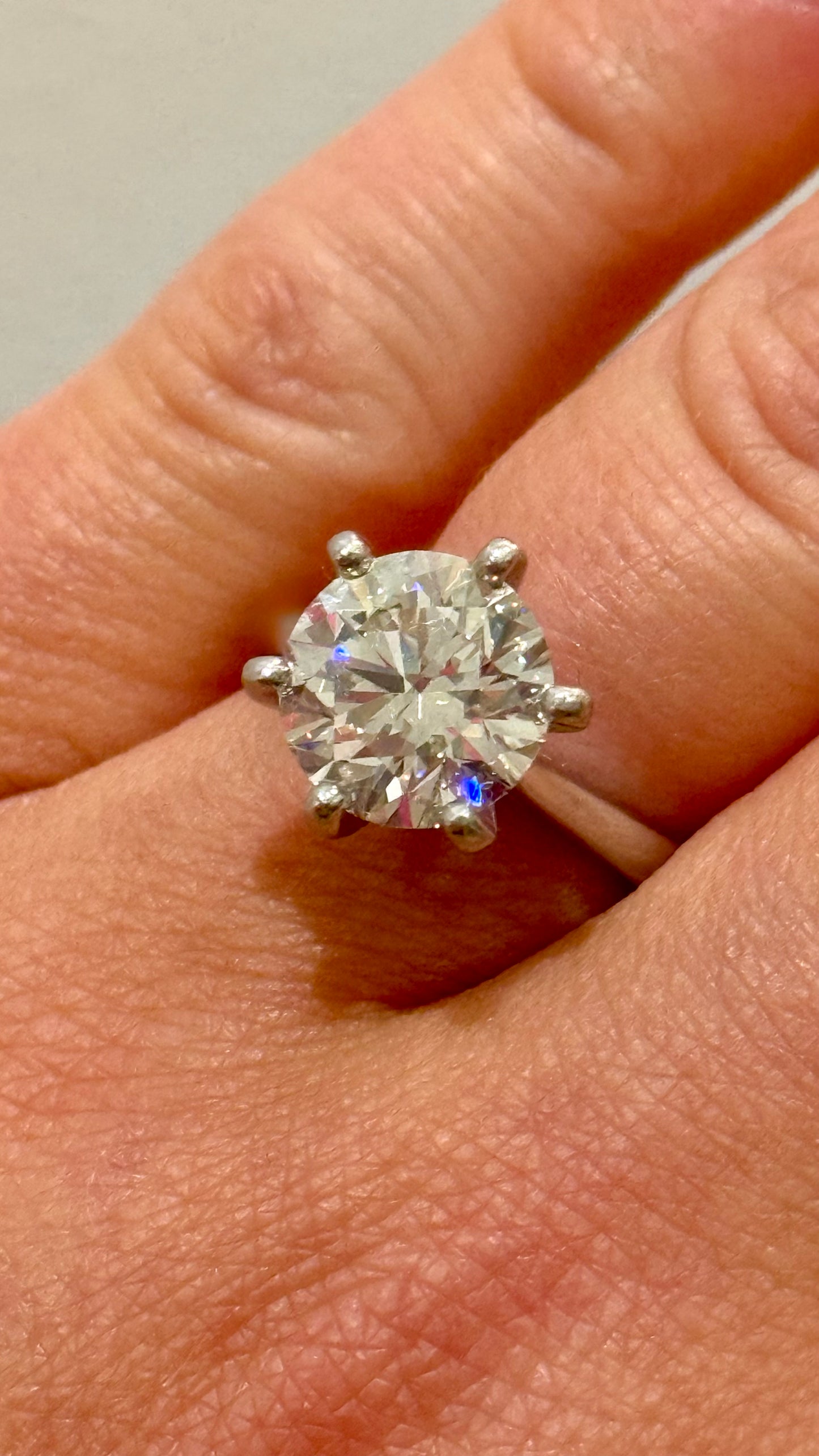 3.51ct GIA Round Brilliant Solitaire Ring