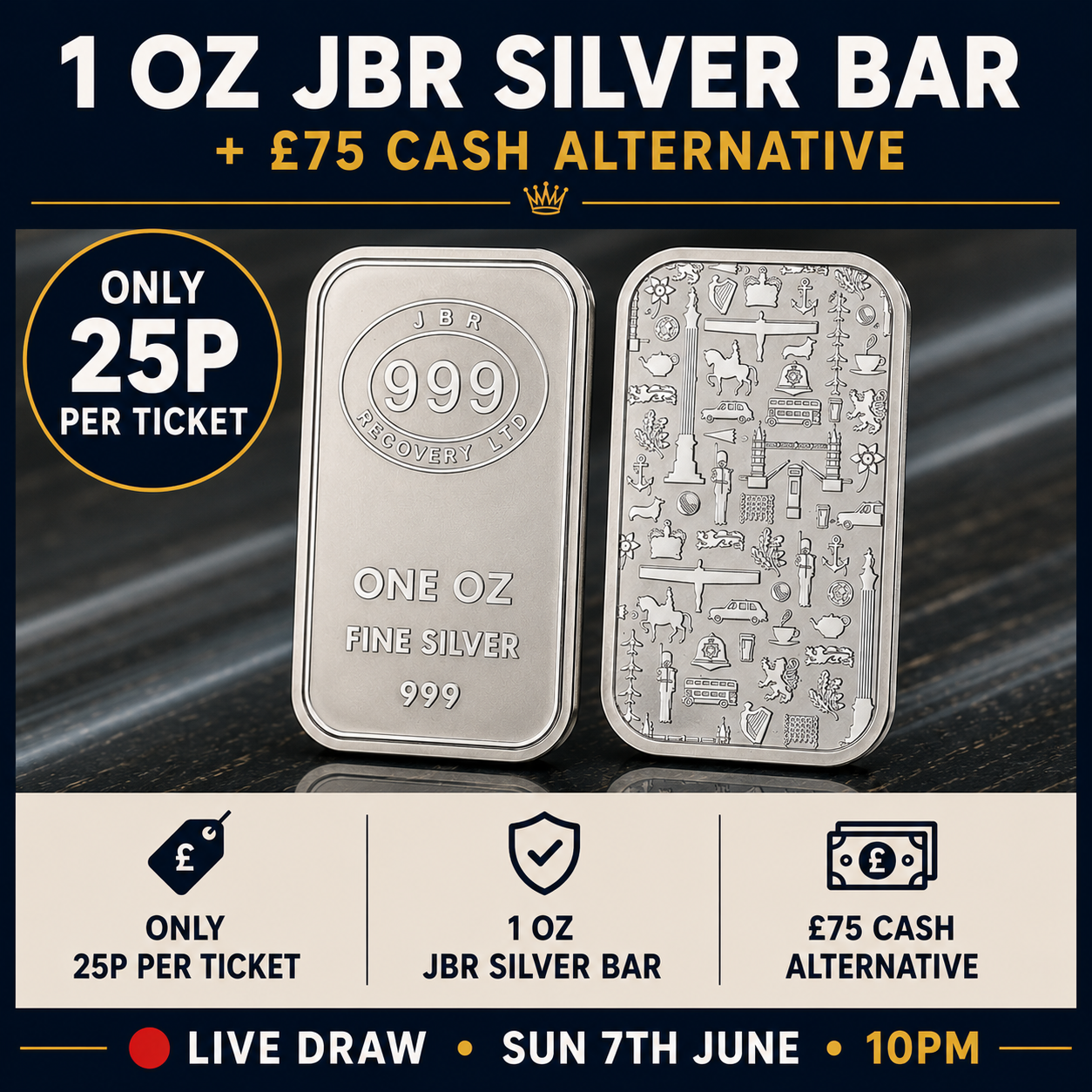 COMPETITION CLOSED Win 1oz “JBR Mint” Bar