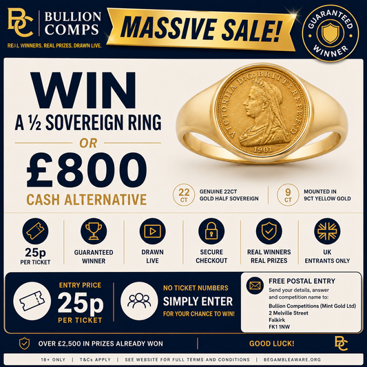 CLOSED COMP Win a ½ Sovereign Ring or £800 Cash! 💷