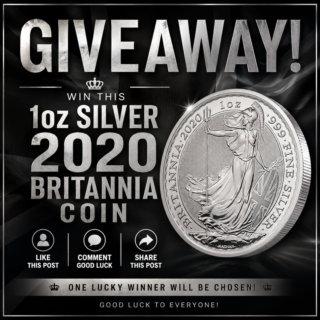 1oz 2020 Britannia Giveaway CLOSED