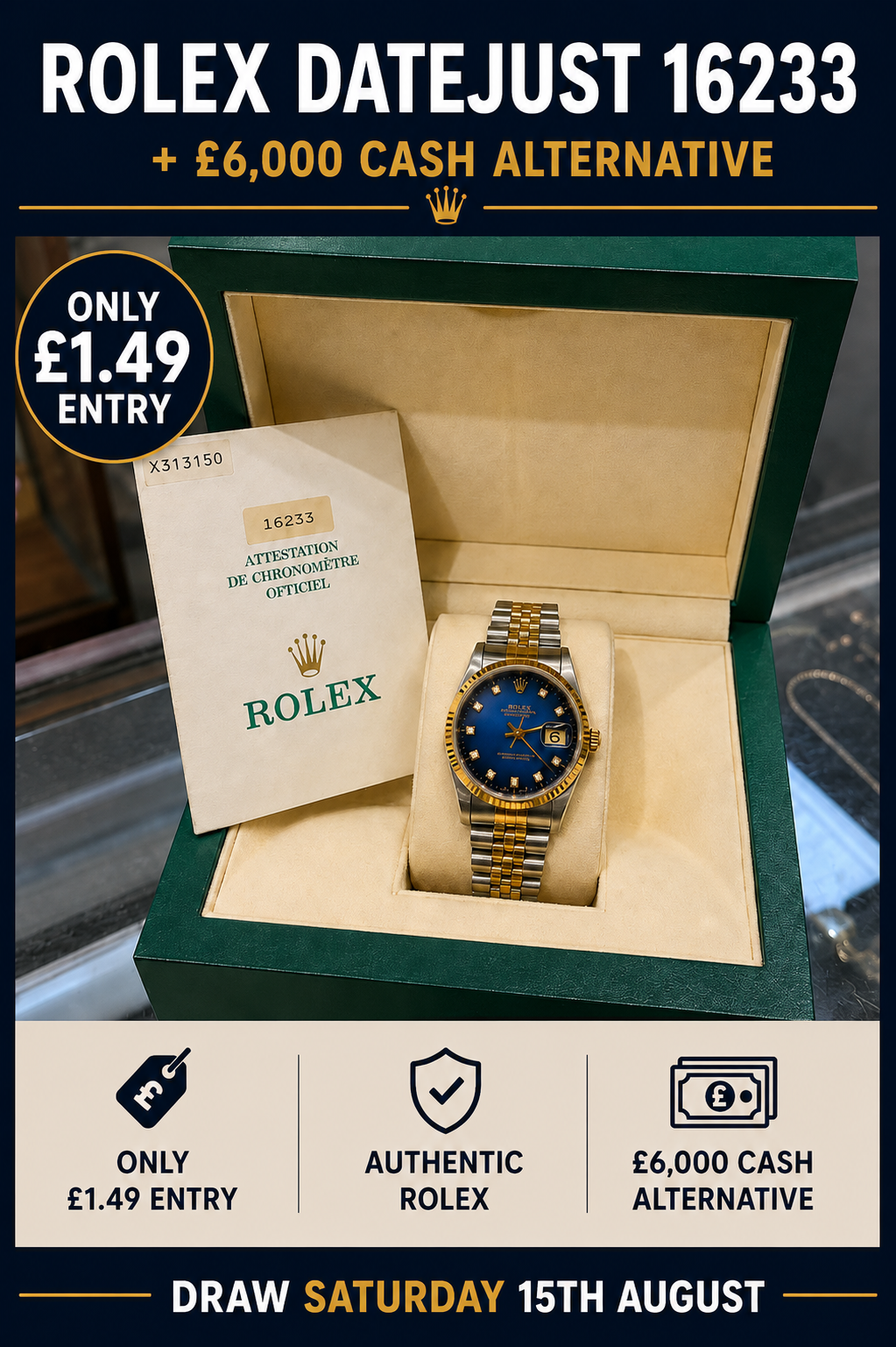 Rolex Datejust 36mm Competition!